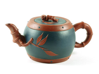 Bamboo Drum Yixing Teapot