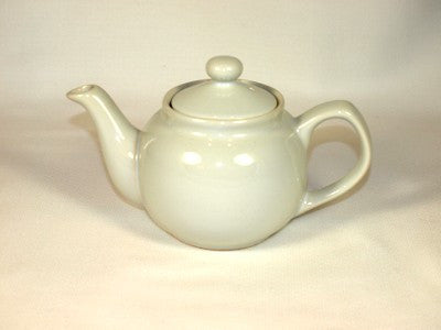 White Ceramic Teapot - 2 Cup