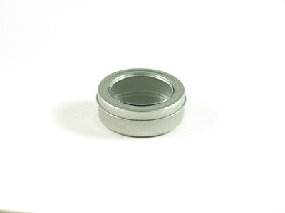 Clear Lid Round Tin
